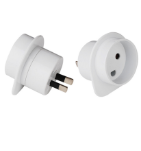 Type K Denmark to flat 2 pin US type A plug adapter converter