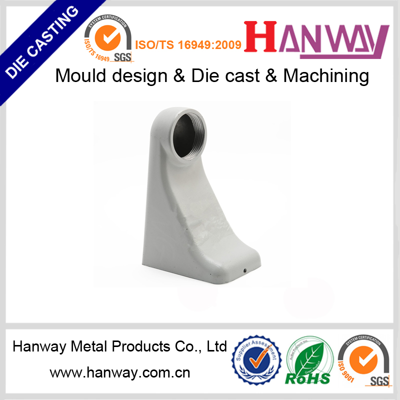 hanway OEM aluminum die casting cctv camera housing manufacturers parts from China