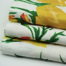 Summer Clothing Digital Printed Linen Cloth