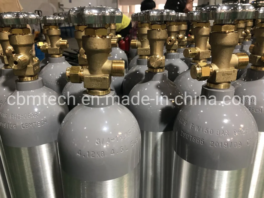 Aluminum Beverage CO2 Gas Cylinder for Party Drinks Beer and Wine