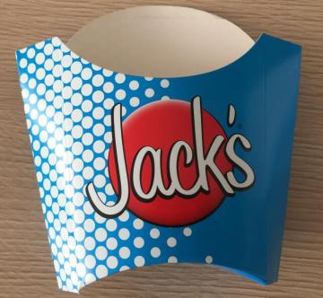 Disposable French fries chips paper box