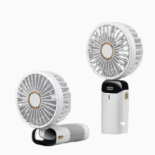 small pocket handheld fan white