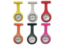 White Dial With Black Arabic Numbers For Clarity Nurse Fob Watch For The Night Shift