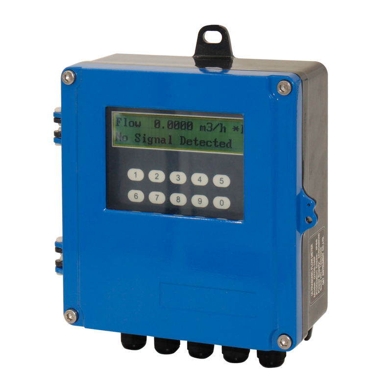 liquid Ultrasonic flow meter for heat energy measurement dn100 portable type ultrasonic water flow meter