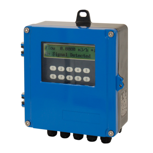 Medidor de fluxo ultrassônico líquido para medição de energia térmica dn100 medidor de fluxo de água ultrassônico tipo portátil