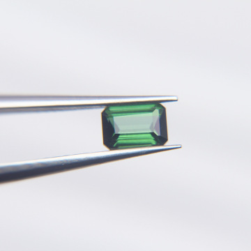 Natural Green Tourmaline Small Octagonal Cut Loose Stones