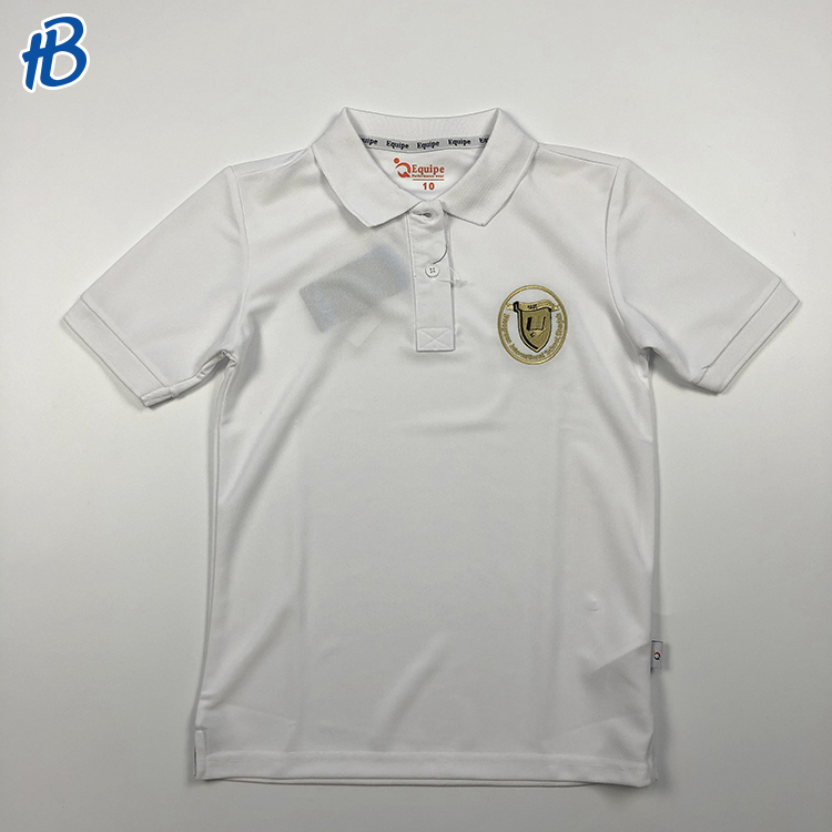 Custom Slim Fit White Campus Sportshirts