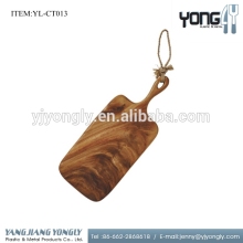 Natural acacia wood cheese chopping board cutting board