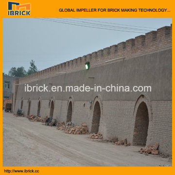 Refractory Brick Kiln / Clay Brick Burnt Hybrid Hoffman Kiln