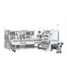 Fully Automatic packing machine online with paper pulp lids themoforming machine