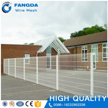 fashiobale Framework welded fence PVC coated curvy welded fence