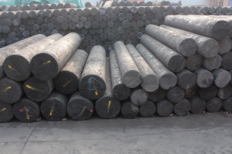 Graphite electrode processing