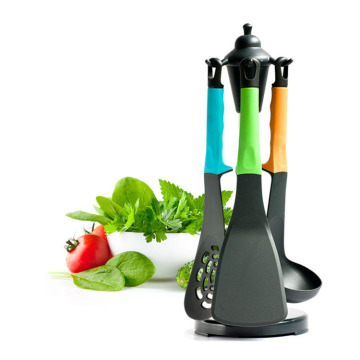 Kitchen Utensil set with carousel stand