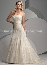 2014 Fashion A-line Backless Wedding Dress XL Size