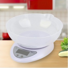 Plastic Bowl Balanced Diet Kitchen Weighing Scales - Digital Food Scale