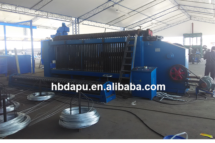 Automatic hexagonal mesh gabion mesh making machine factory supplier