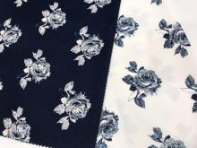 Retro Style Cotton Stretch Printed Fabric