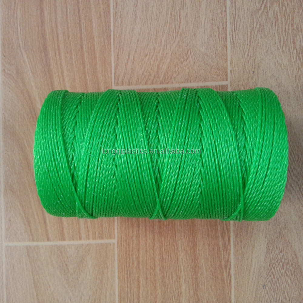 Plastic Polyethylene rope and twine used as fishing / packing rope twine