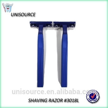 Double blades and stainless steel shaving razors