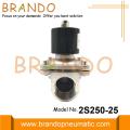 Válvula solenoide de acero inoxidable de 1 pulgada 2S250-25 110VAC