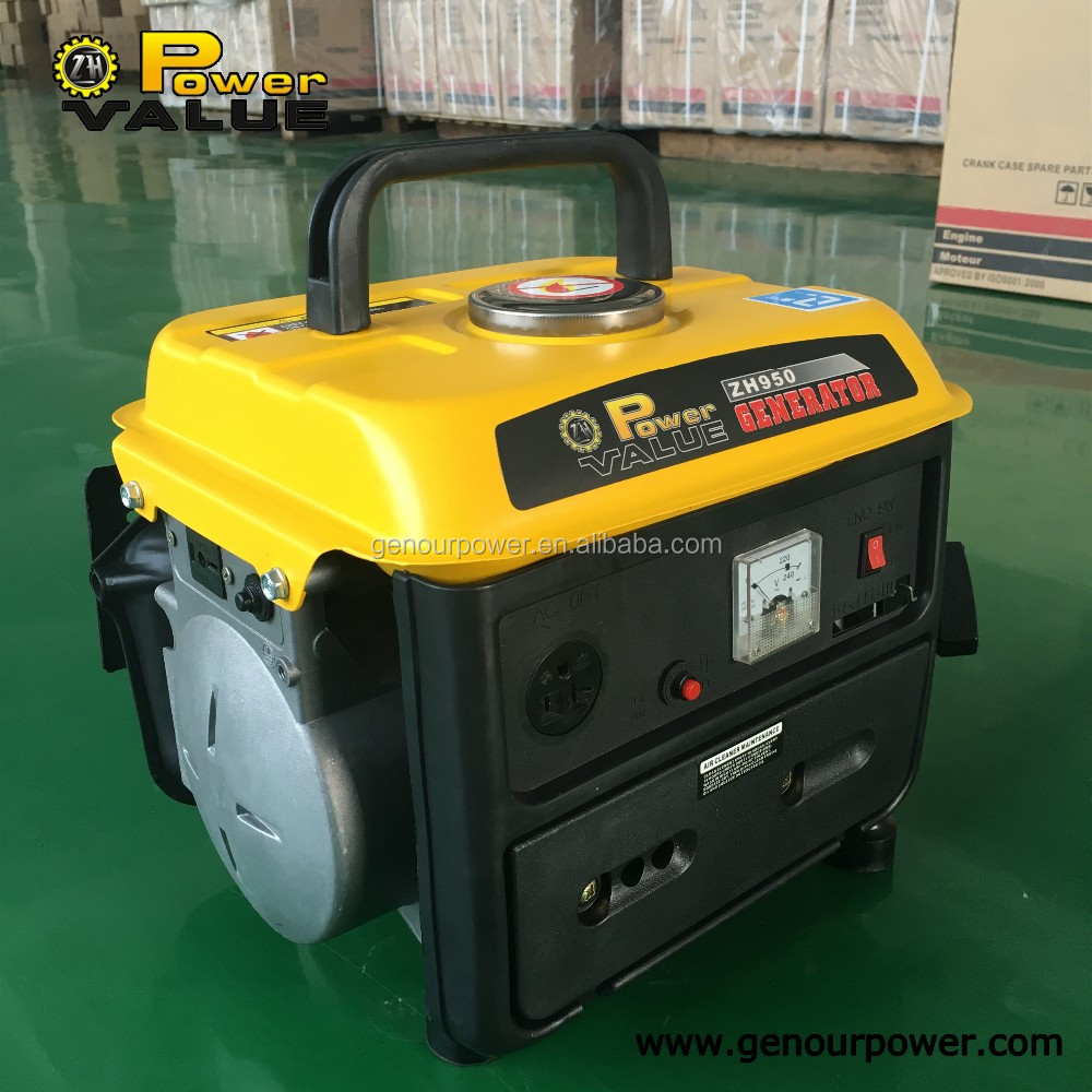 Gasoline Generator Power Value 500w 0.5kva Povid Electric Power for Emergency Use When Pow Outage Engine AC Single Phase 1 Years