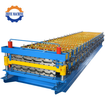 Double Deck Profiles Roofing Sheet Making Machine