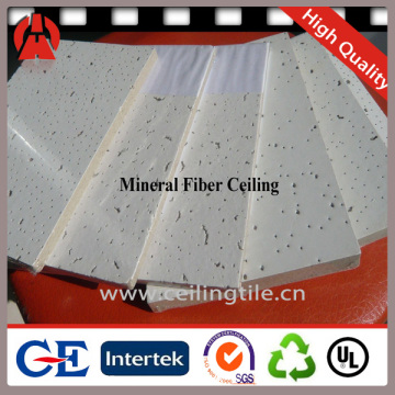 Acoustical construction material ceilings