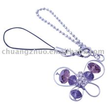 Fashion Butterfly Mobile Phone Chain