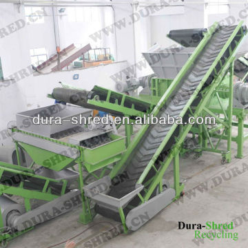 Waste tire recycling line/tire recycling plant