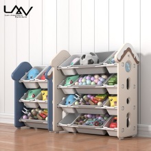 Plastic Toy Display Rack for Kindergarten - Weet House Classification Storage Cabinet