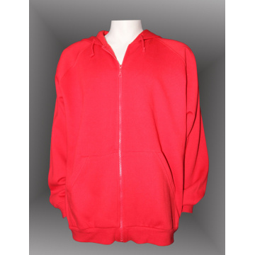 Jaqueta de nylon 100% vermelha