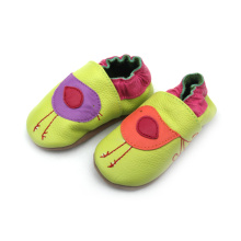 Sapatos de segurança para bebês Mocassins de bebê Calçados infantis de couro