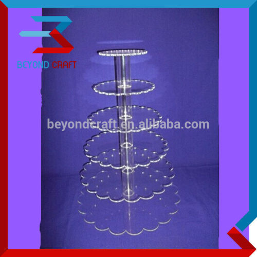 layers crystal cake stands for wedding cakes