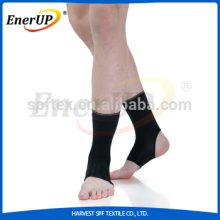 Copper infused fiber compression ankle support sleeve