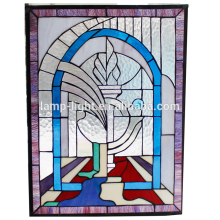 TW1824068, W18"H24" tiffany panel, hanging panel, tiffany windows, stained glass panel, stained glass windows