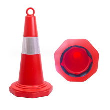 63 cm Flexible PVC Traffic Cones with Reflective Stickers - Top Selling Safety Cones