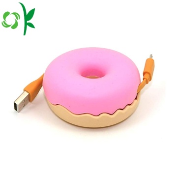 2019 Newest Daughnut Silicone Cable Winder Storage Box