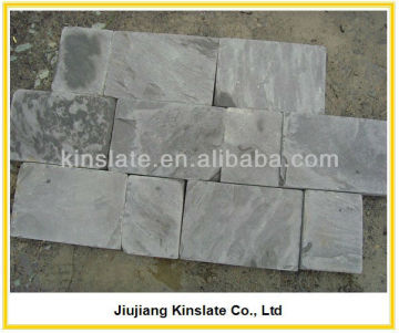 Natural Slate Tumbled Stone Black Rocks