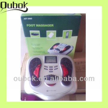 Larger LCD display foot massage tool