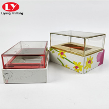 creat design lipstick with clear lid perfume box