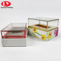 creat design lipstick with clear lid perfume box