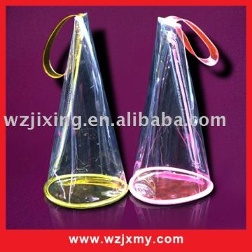 Triangle bag/pvc bag/Cosmetics bag/plastic bag
