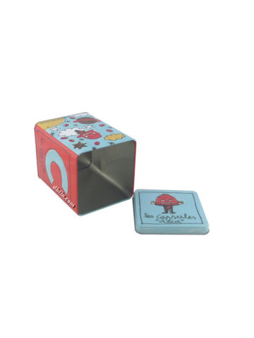 square tin, square box, square gift box