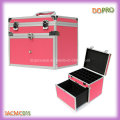 Pink Color Easy Carry Handle Étui en ongle en aluminium (SACMC015)