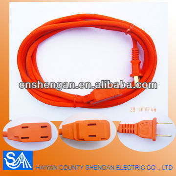 Power Cord Set UL indoor extension cord set ul extension socket