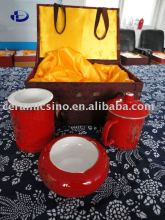 ceramic tableware,ceramic set,gift box,red bone china tablewre