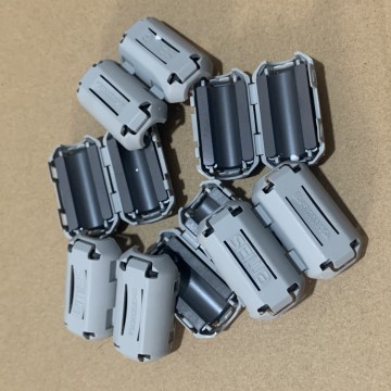 9mm Ferrite Clamp-On Core Black Cable Clamp Filter Buckle Magnetic Ring Filter