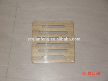 wooden hot cup mat