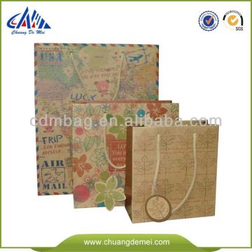 Map Design Paper Bag