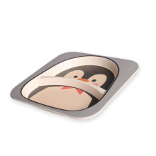 China supply compostable bamboo fiber  kids dinner plates sets